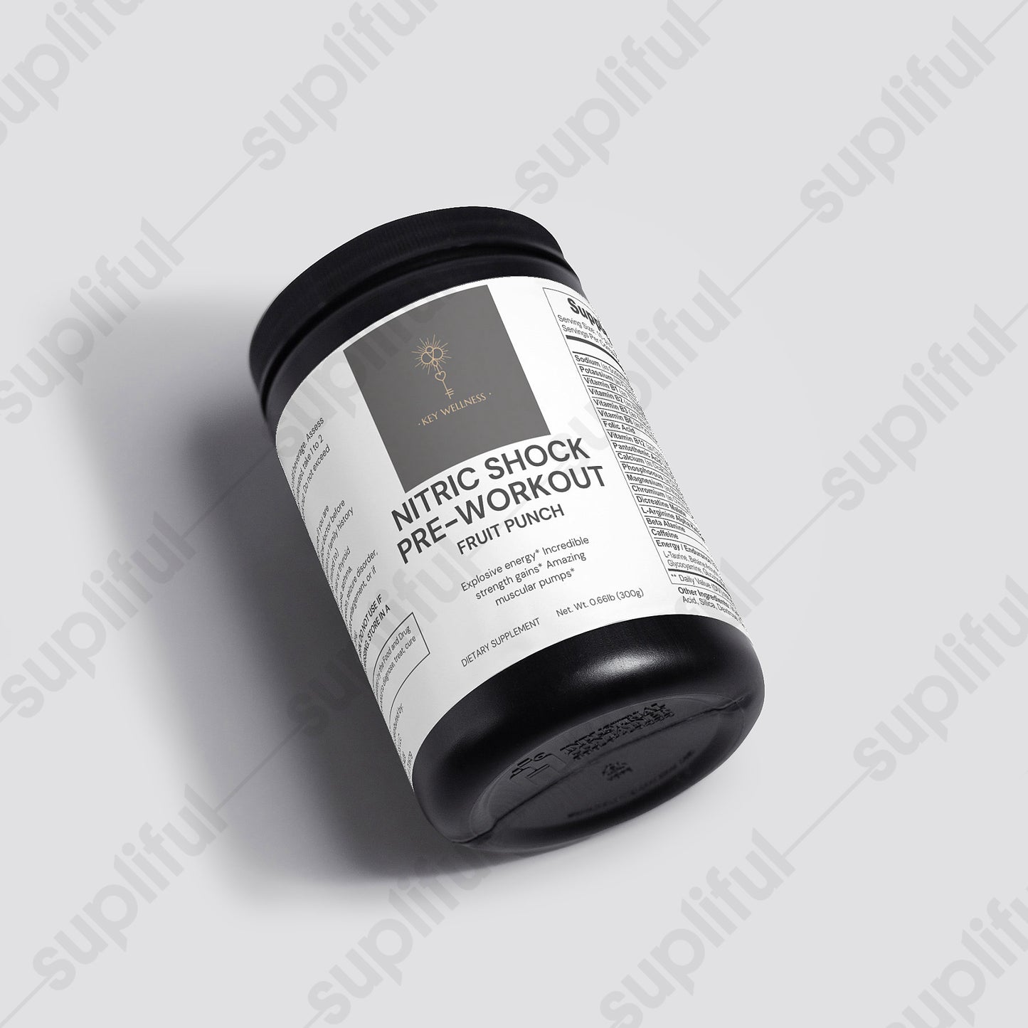 Nitric Shock Pre-Workout Powder (Fruit Punch)