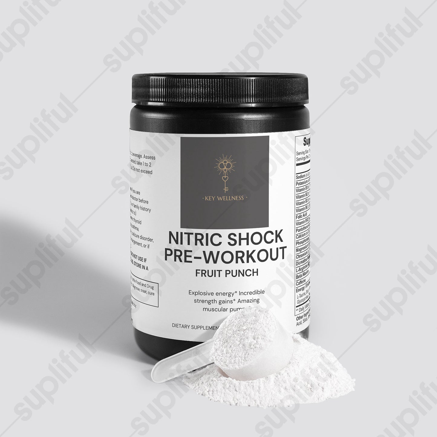 Nitric Shock Pre-Workout Powder (Fruit Punch)