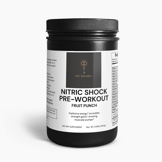 Nitric Shock Pre-Workout Powder (Fruit Punch)